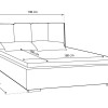 F206 ágyrácsos franciaágy - (TYP02 ágyrácsos ágy)